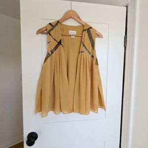 Club Monaco Yellow Vest | Size M